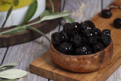 Picture of Akhisar Black Olives (Low Salt)